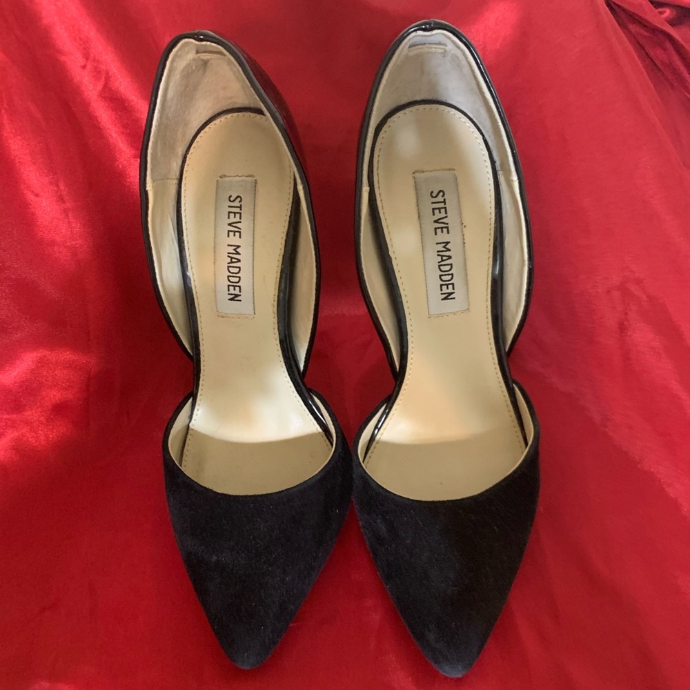 Steve Madden Valko Suede Leather Heels